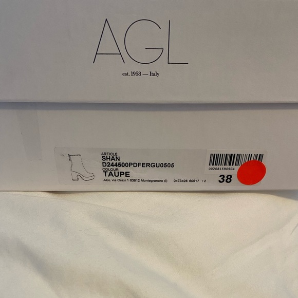 AGL Shan Suede Boot in Taupe - Picture 12 of 16